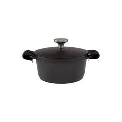 Maxwell and Williams Cast Lite Non-Stick Casserole 20cm 2.4L Black