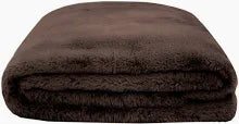 Bambury Frida Throw Rug Chocolate
