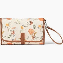 OIOI Changing Mat Clutch With Storage Pocket  Wildflower