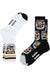 Collingwood Magpies Retro Sneaker Sock 2 Pack