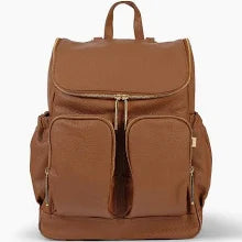 OIOI Signature Backpack Terracotta Genuine Leather