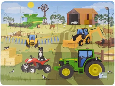 Aussie Farm Vehicles Jigsaw Puzzle