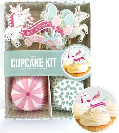 Cupcake Kit Rainbow & Unicorns