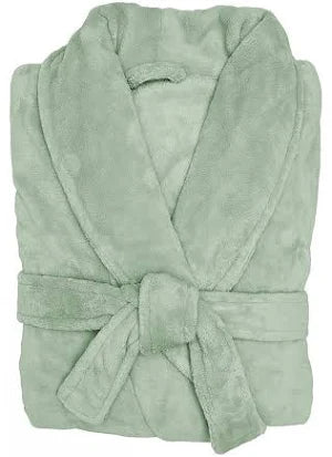 Bambury Microplush Robe Sage L  XL