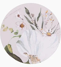 Palm Cove Marble Ceramic Coaster