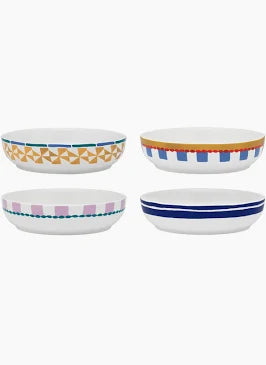 Porta Valentina  Pasta Bowls Set 4 21.5cm
