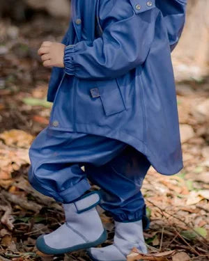 Grubbybubs All Weather Jacket With Mud Guard Navy 2 - 4 Years