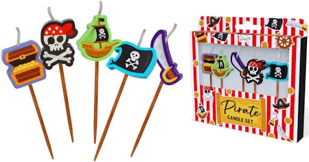 Pirate Novelty Candle Set