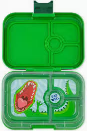 Bento Yumbok Snack Box 3 Compartment Jurassic Green Dinosaur