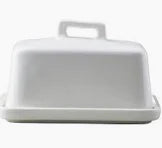 Maxwell and Williams Epicurious Butter Dish White