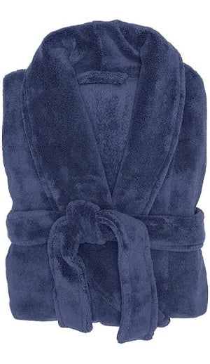 Bambury Microplush Robe Denim L  XL