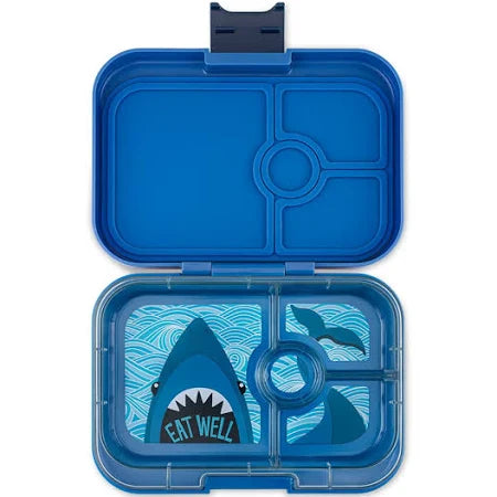 Bento Yumbok Snack Box 3 Compartment Surf Blue Shark
