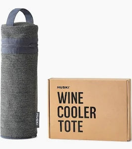 Huski Wine Tote Charcoal Grey