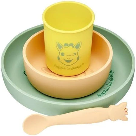 Sophie The Girafe Silicone Meal Set