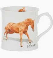 Ashdene Horses By Charlotte Chestnut Bone China Mug 470ml