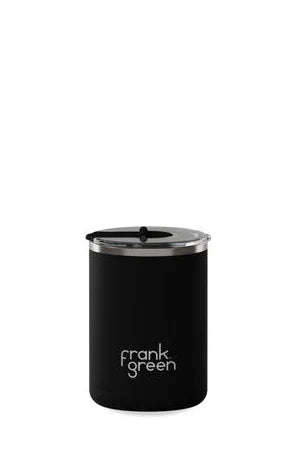Frank Green Ceramic Coffee Cup with Hinged Lid Midnight 355ml