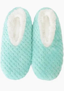 Snugg Ups Womens Soft Petal Aqua Large Size 9 To 10