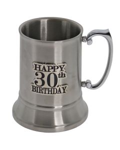 30 Badge Stainless Steel Beer Mug