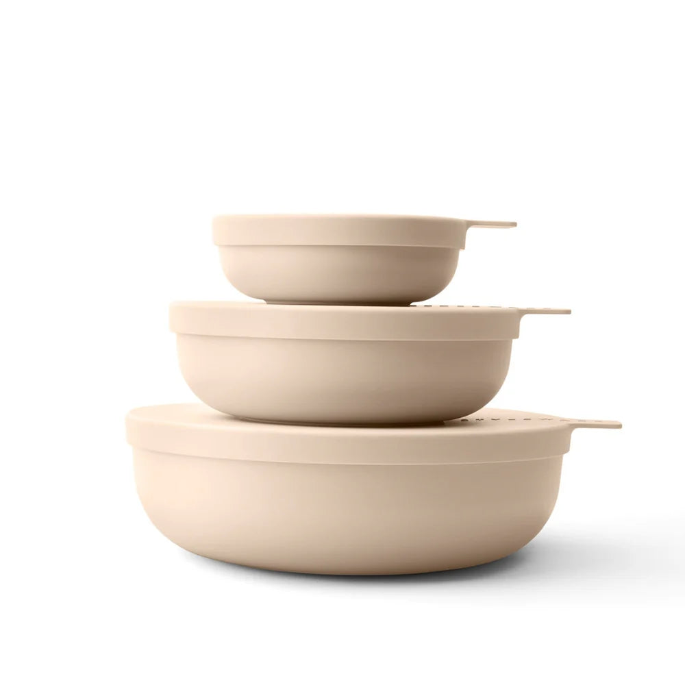 Styleware Nesting Bowl 3pc Biscotti