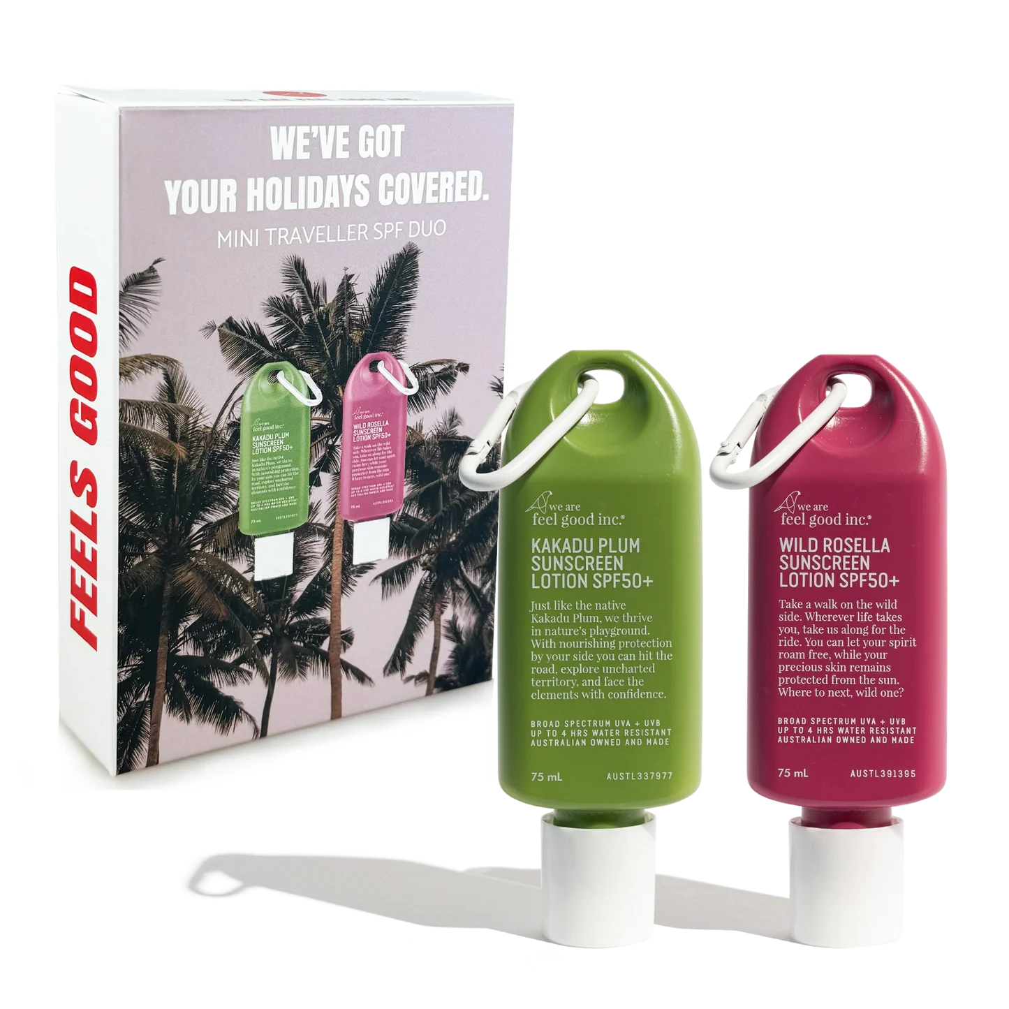 We are Feel Good Traveller SPF50 Duo Pack