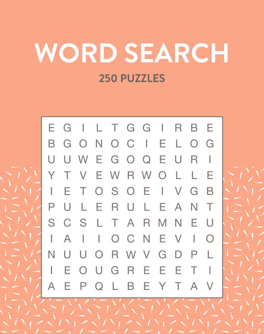 250 Puzzles Word Search Book