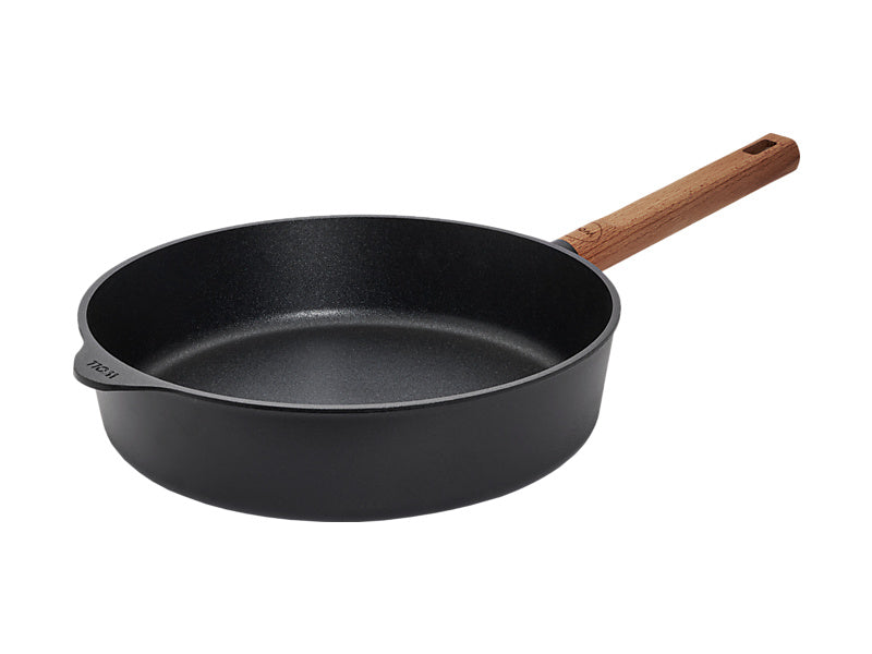 WOLL Eco Logic Wooden Handle Saute Pan 28cm